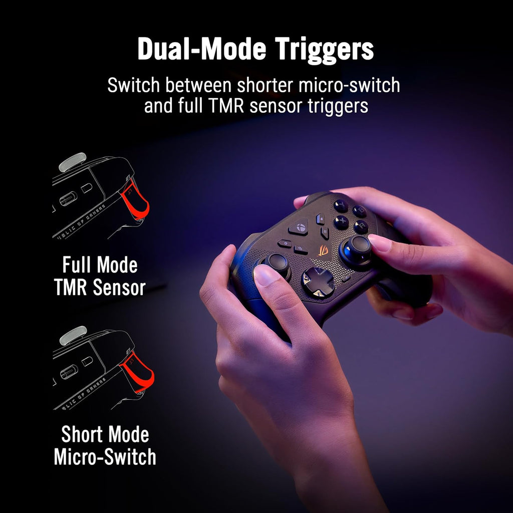 ROG Raikiri II Xbox Wireless Gaming Controller - 2.4Ghz/Bt/3.5Mm, TMR