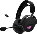 ROG Pelta Wireless Gaming Headset (BT, ROG Speednova 2.4Ghz, USB-C, Lightweight 309G, 50Mm ROG Titanium-Plated Drivers, 10Mm Super-Wideband Mic, RGB, 70HR Battery, for PC, Switch, PS5)- Black