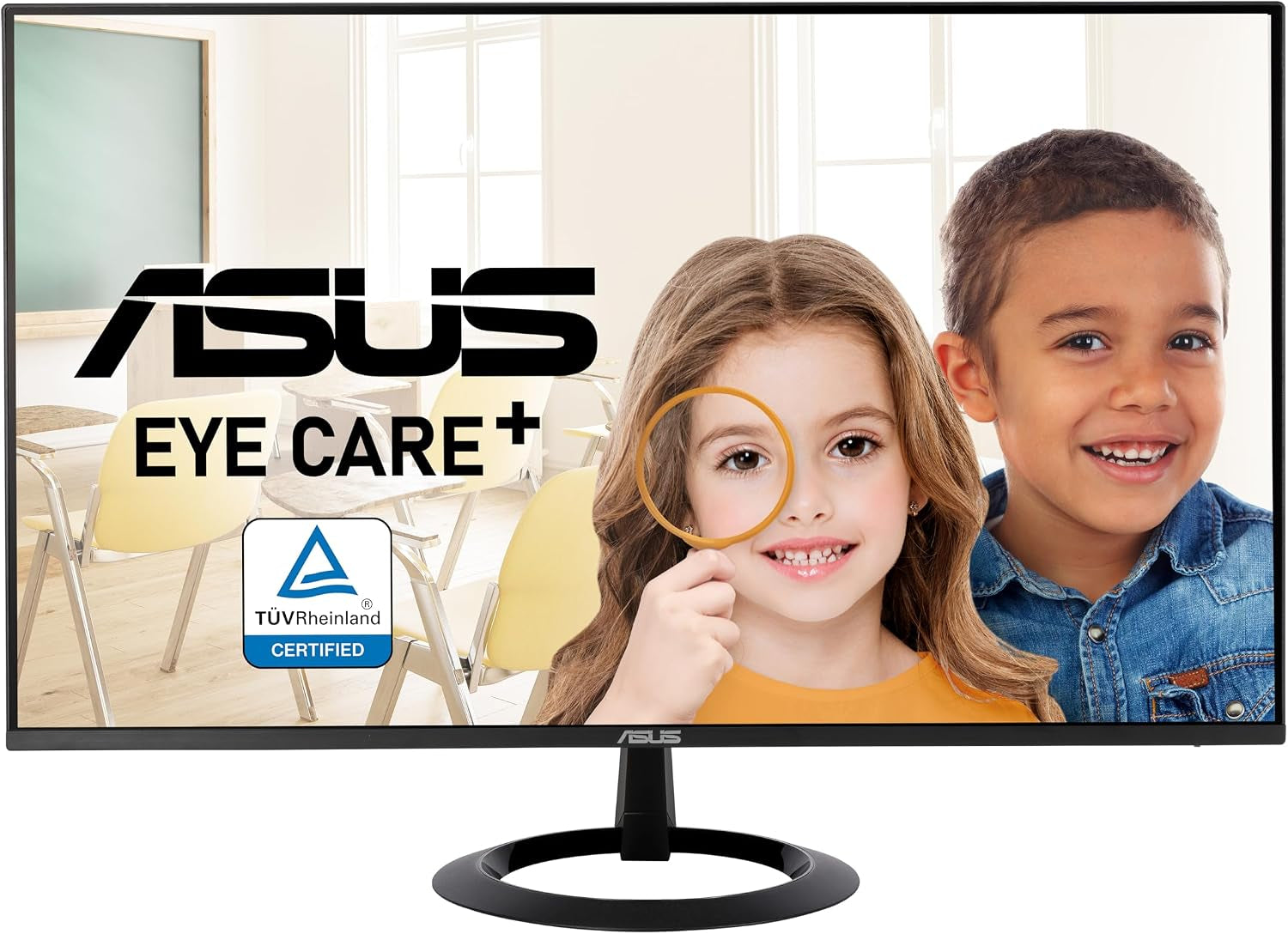 VZ27EHF Eye Care Gaming Monitor – 27-Inch, IPS, Full HD, Frameless, 100Hz, Adaptive-Sync, 1Ms MPRT, HDMI, Low Blue Light, Flicker Free, Wall Mountable