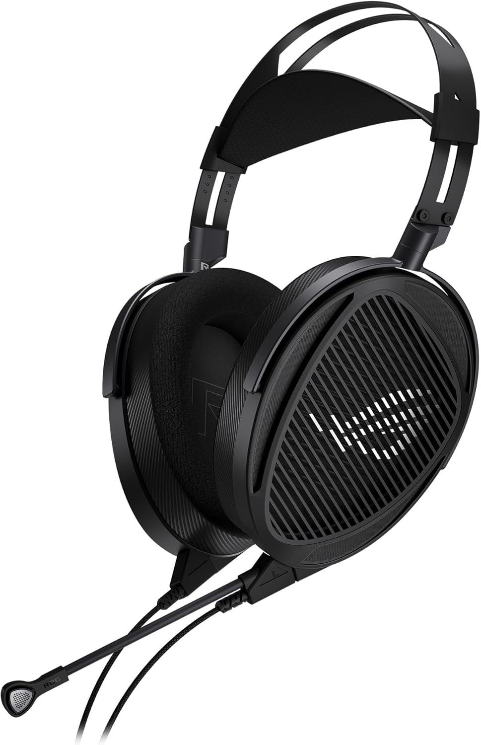 ROG Kithara Wired Gaming Headset (Open-Back, 100Mm HIFIMAN Planar Magnetic Driver, Balanced Cable with Swappable 4.4/3.5/6.3 Plugs, Full-Band MEMS Boom Mic, for PC, Switch, PS5, Mobile)- Black