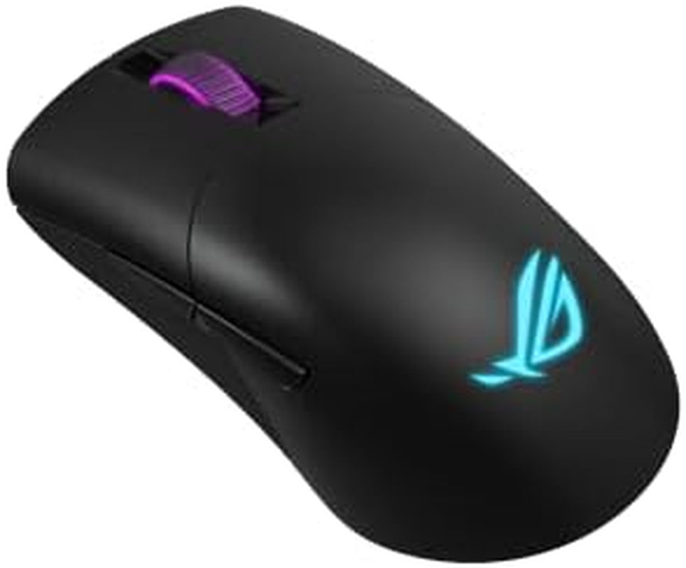 ROG Keris Wireless Gaming Mouse - Lightweight, 2.4Ghz, Bluetooth, ROG Push-Fit Switch Sockets, PBT L/R Buttons, ROG Omni Mouse Feet, ROG Paracord, Aura Sync RGB Lighting
