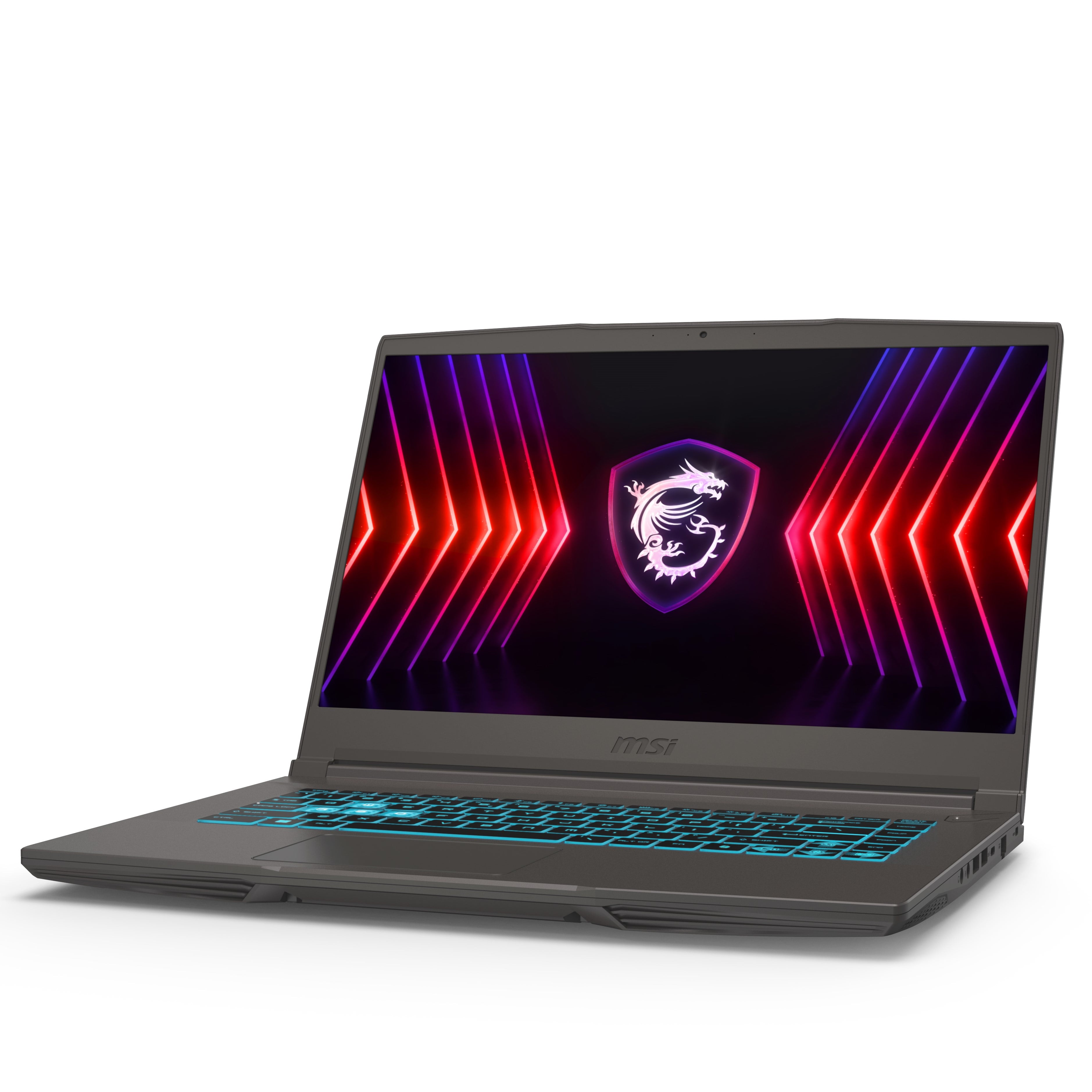 MSI Thin 15.6" Laptop – Keyboard and Trackpad Close-Up