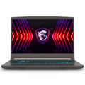 MSI Thin 15.6" FHD 144Hz Gaming Laptop – Front View – Gray (2025)