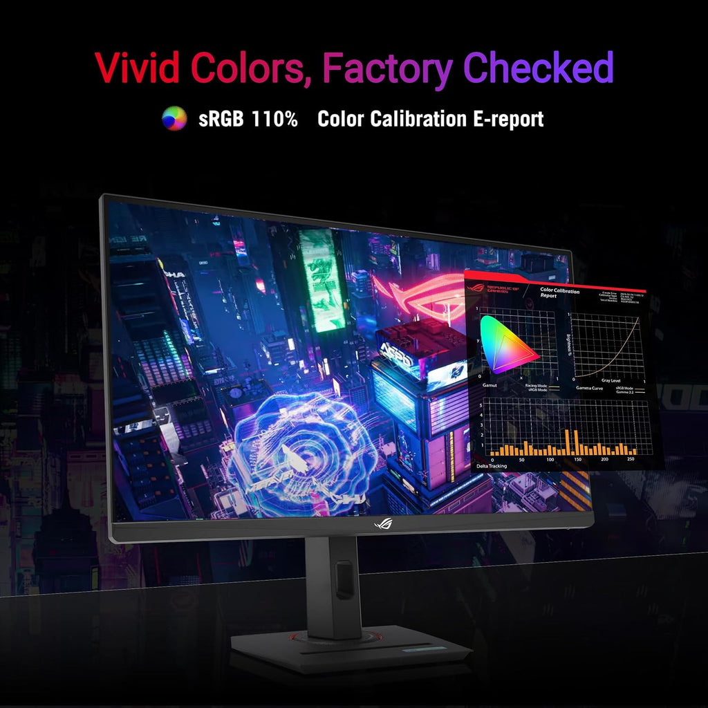ROG Strix XG279CNS 27 Inch Full HD Gaming Monitor (380 Hz, 0.3Ms Gtg, G-Sync, Freesync, Adaptivesync, Elmb-Sync, Displayhdr 400 - Fast IPS Panel, 16:9, 1920X1080, DP, HDMI, 7.5W USB-C, Ergon.)